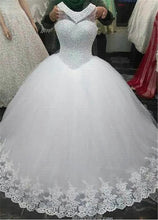 Vestidos de Novia Backless Ball Gown Tulle Wedding Dresses 2022 Princess Lace Robe De Mariee Wedding Bride Dress